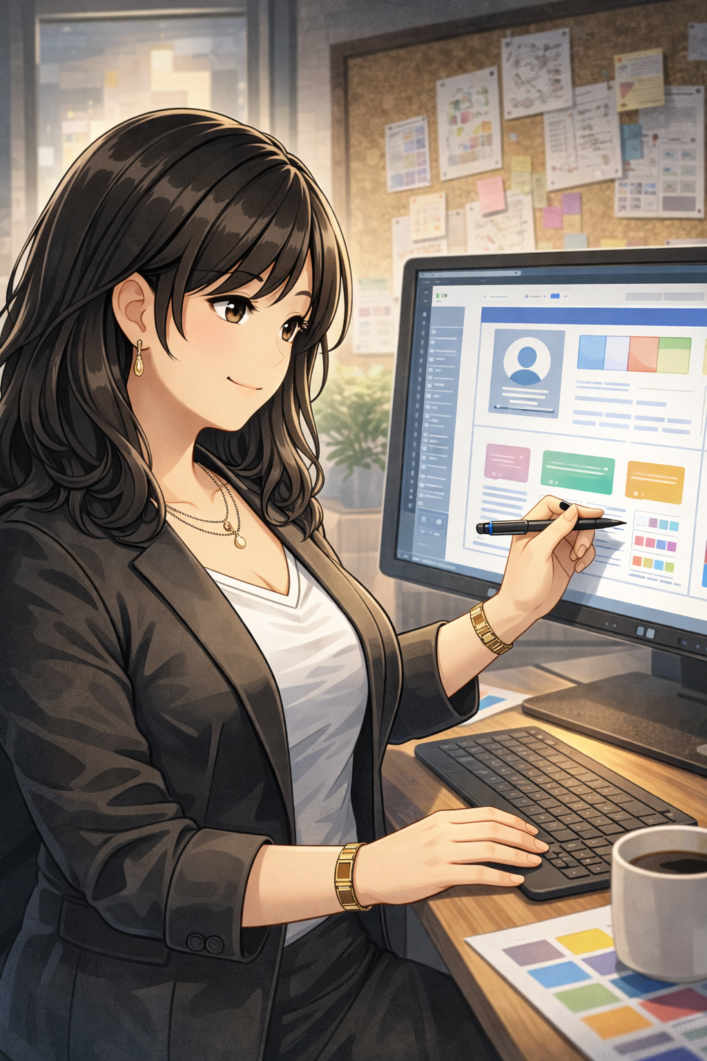 紀伊田野子 仕事風景