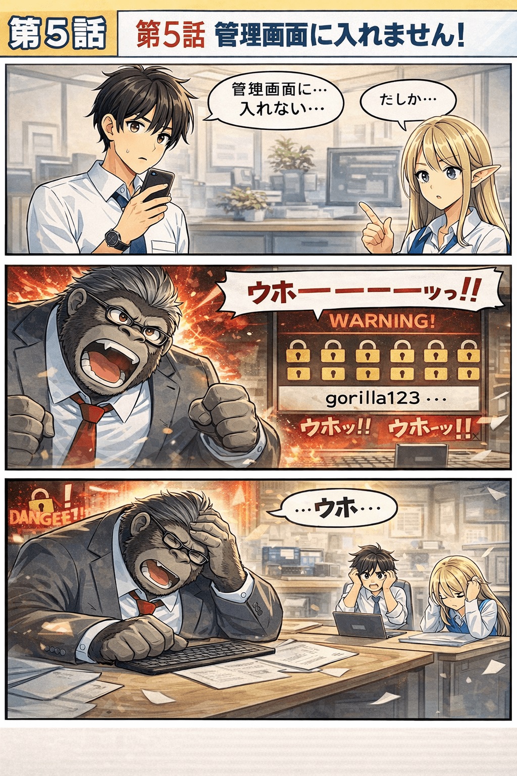 第5話 管理画面に入れません！